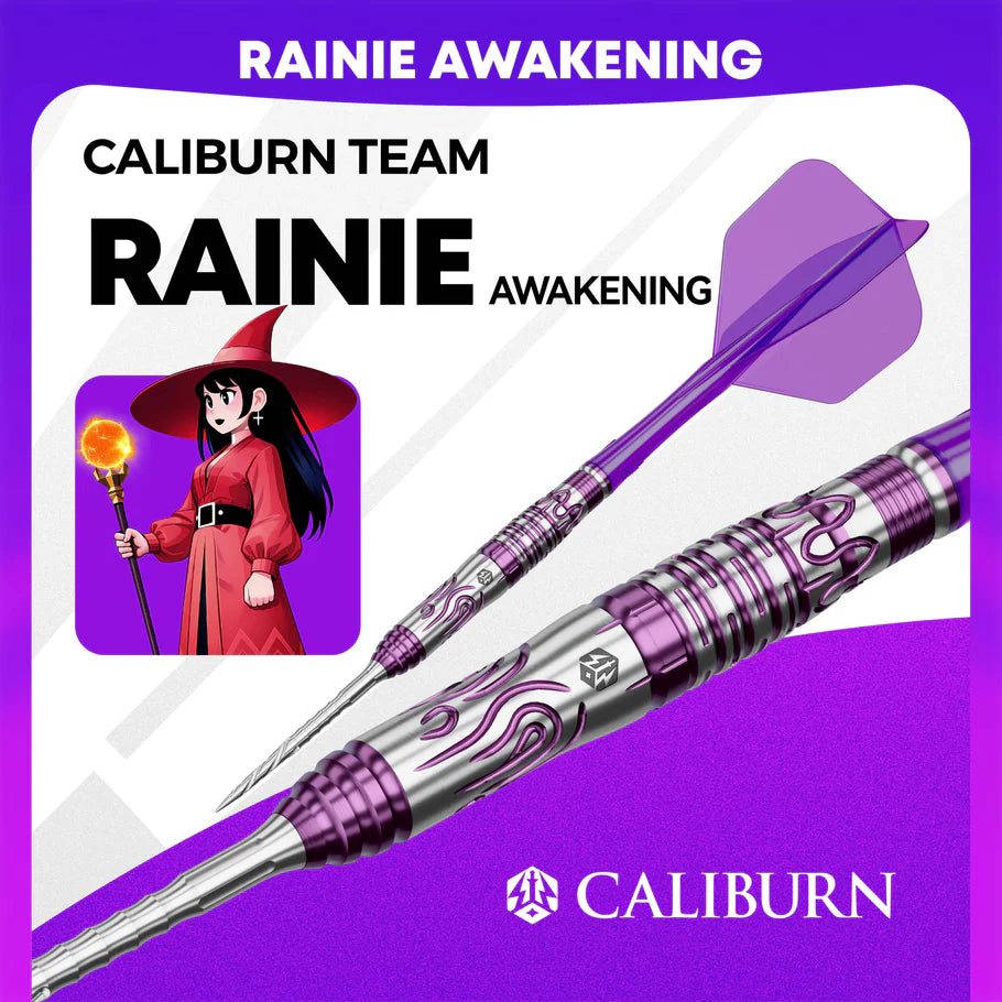 CALIBURN AWAKENING DARTS - 90% TUNGSTEN - RAINIE
