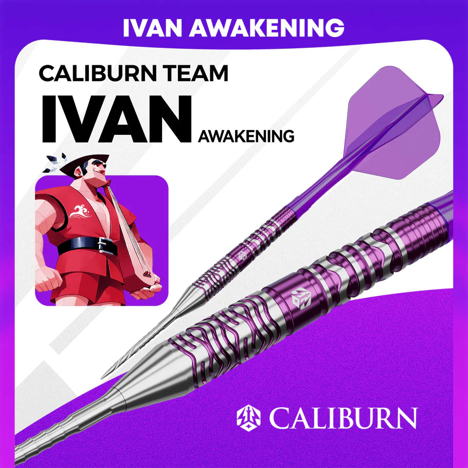CALIBURN AWAKENING DARTS - 90% TUNGSTEN - IVAN-5