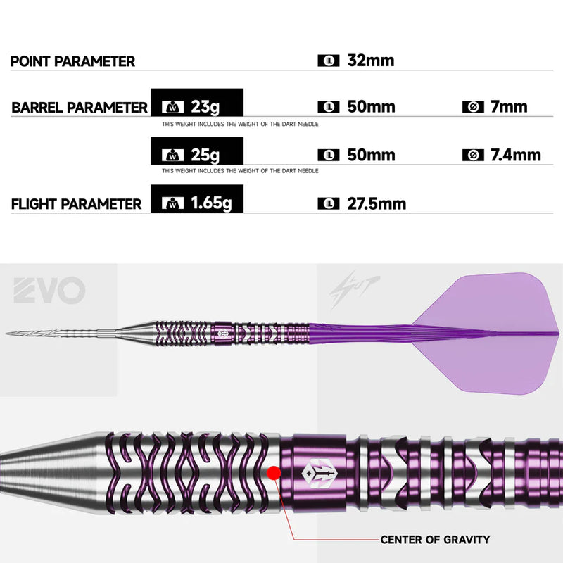 CALIBURN AWAKENING DARTS - 90% TUNGSTEN - IVAN-3