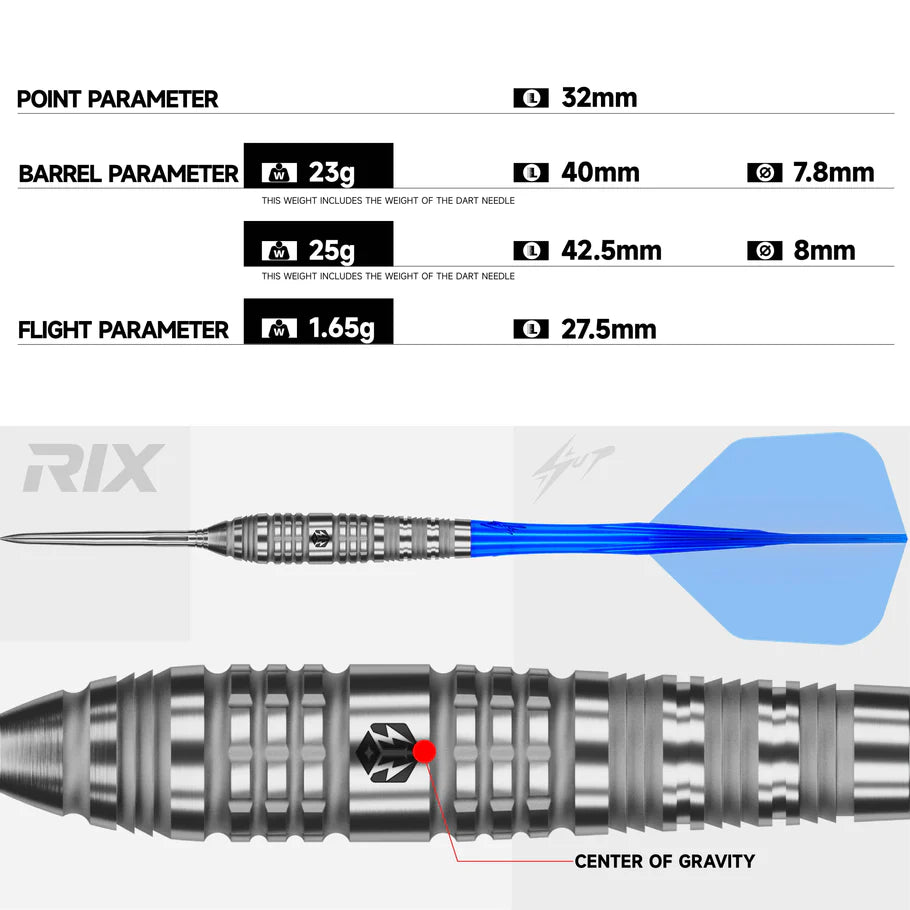 CALIBURN RIX DARTS - 90% TUNGSTEN - R3-3