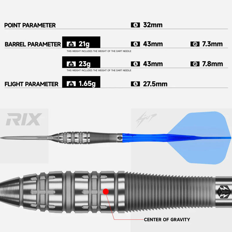 CALIBURN RIX DARTS - 90% TUNGSTEN - R5-2