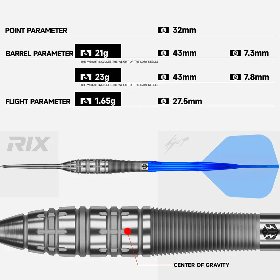 CALIBURN RIX DARTS - 90% TUNGSTEN - R5-2