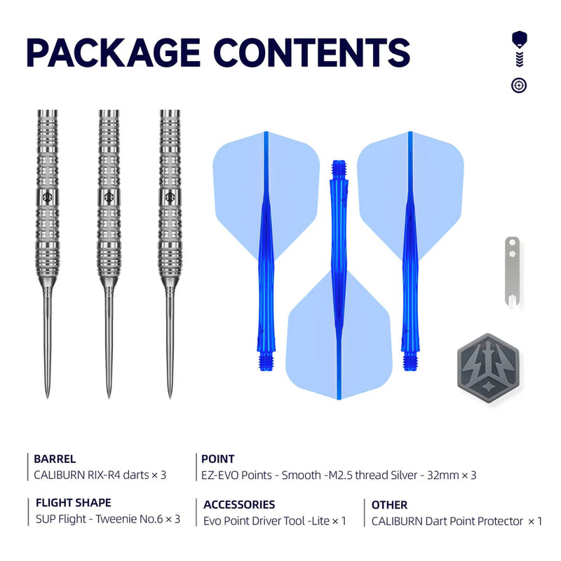 CALIBURN RIX DARTS - 90% TUNGSTEN - R4-3
