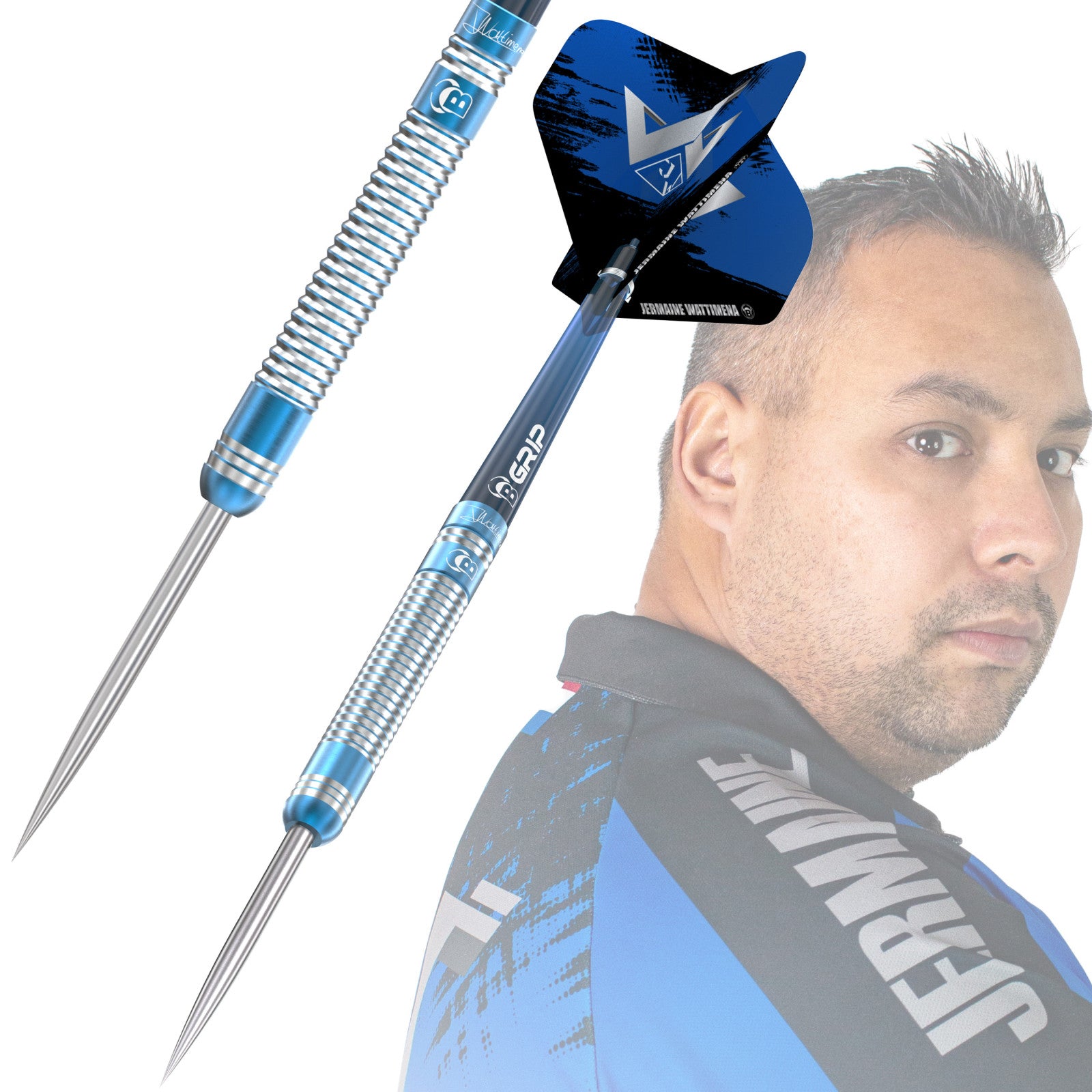 BULL'S Jermaine Wattimena G3 Steel Dart 90 %-2