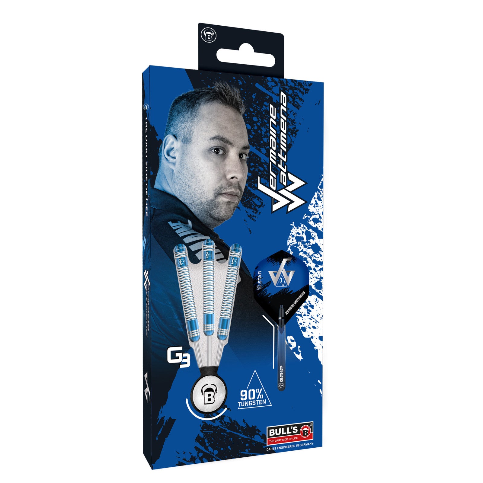 BULL'S Jermaine Wattimena G3 Steel Dart 90 %-4