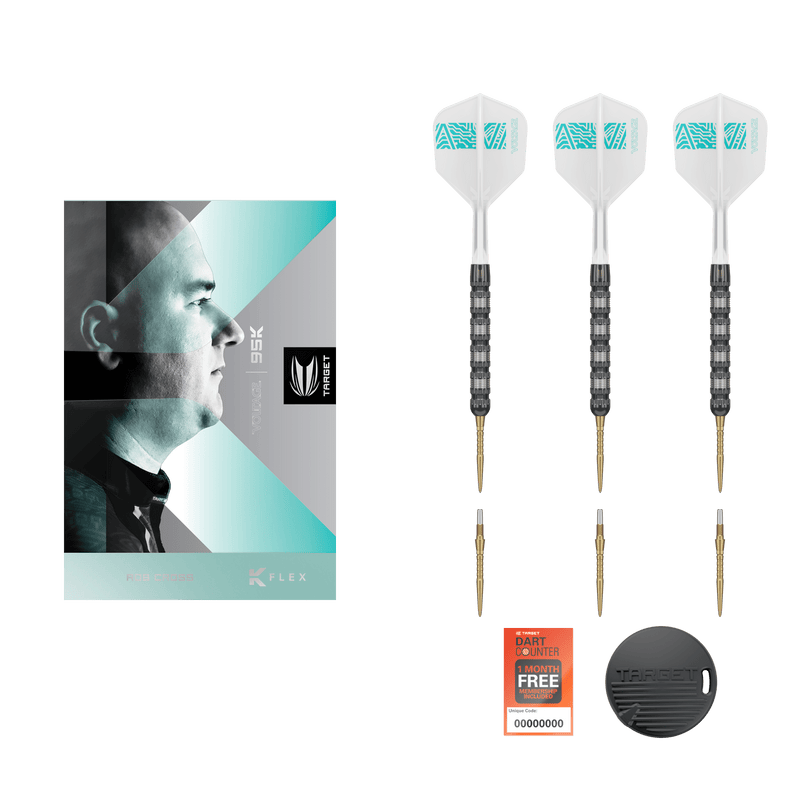 TARGET ROB CROSS 95K SWISS POINT STEELDART 95%-3