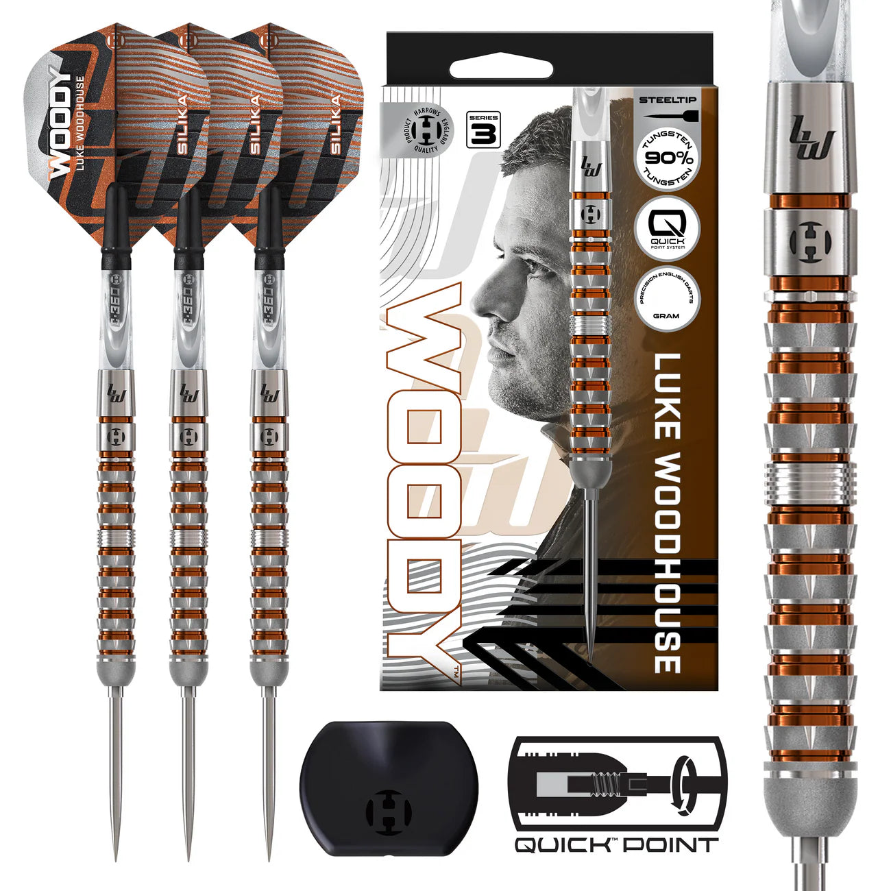 HARROWS LUKE WOODHOUSE SERIES 3 QUICK POINT STEELDART 90%-3