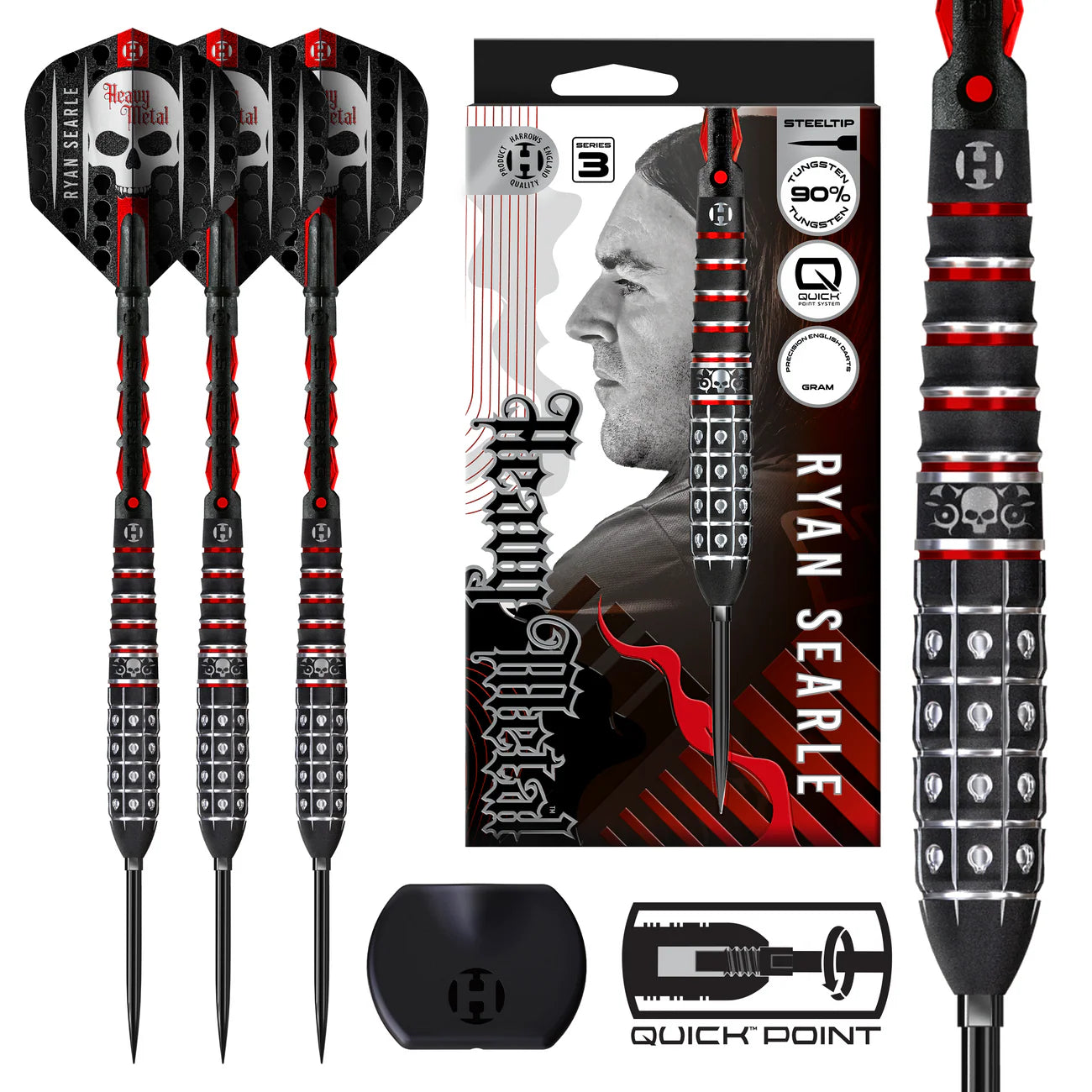 HARROWS RYAN SEARLE SERIES 3 QUICK POINT STEELDART 90%-2