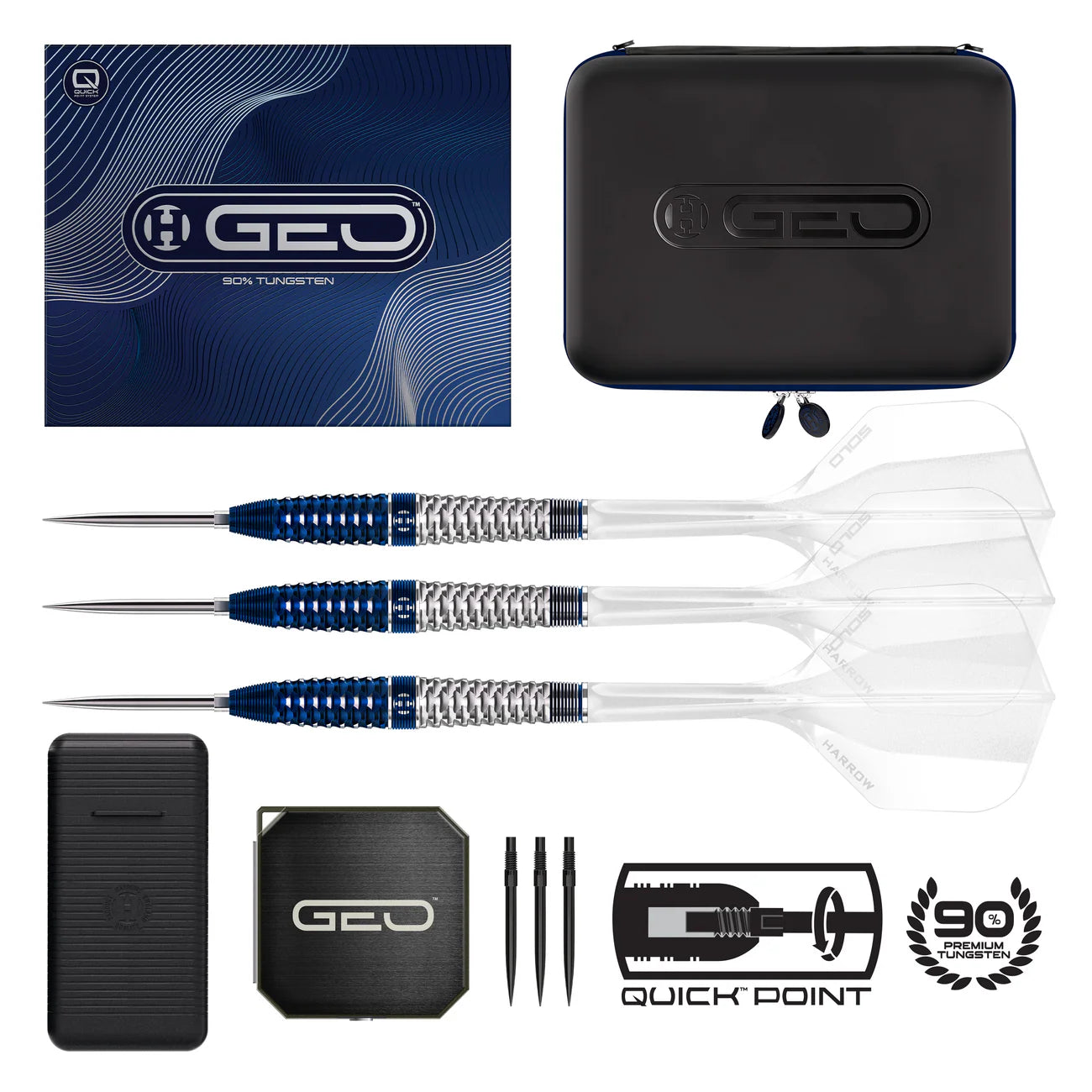 HARROWS GEO TORPEDO QUICK POINT STEELDART 90%-3