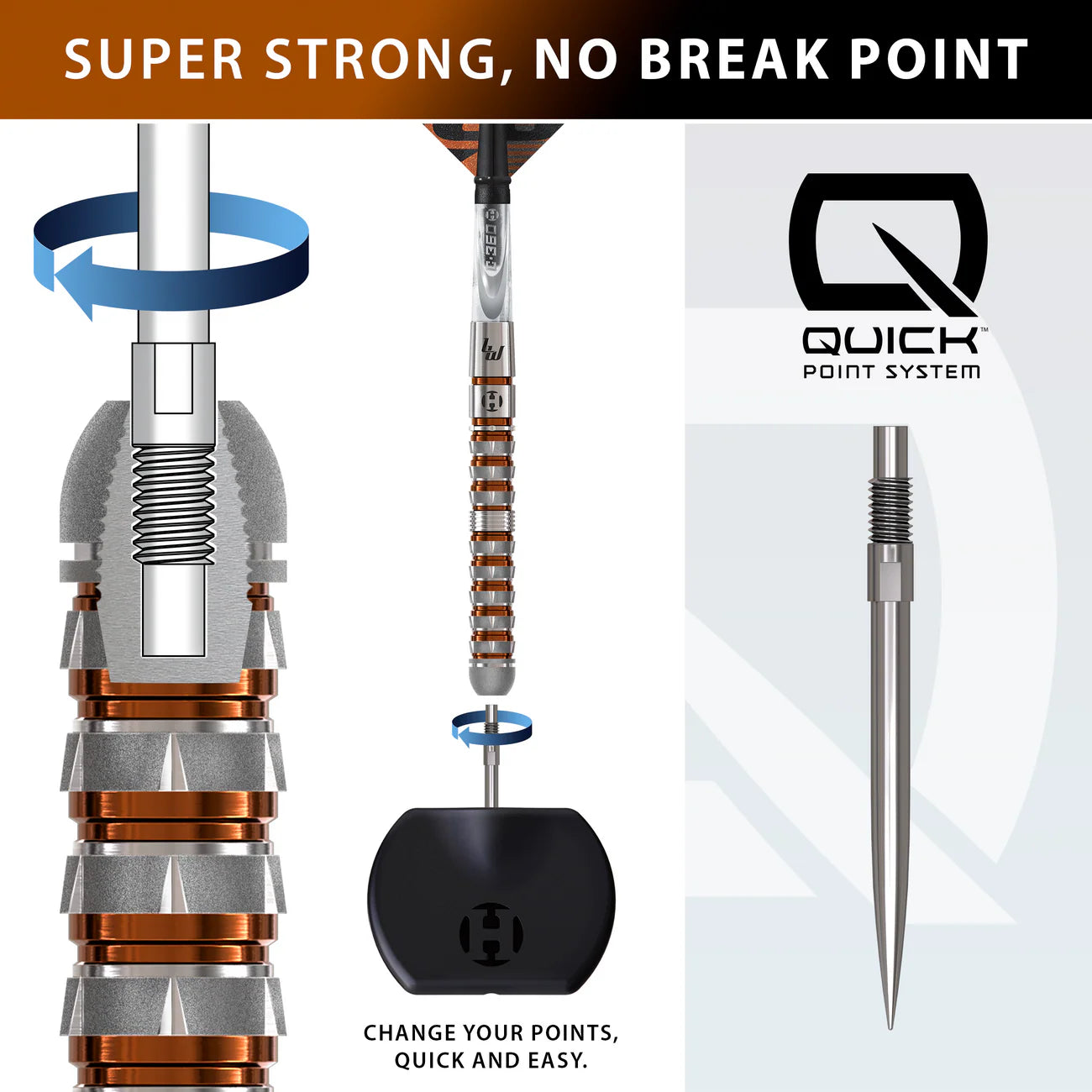 HARROWS LUKE WOODHOUSE SERIES 3 QUICK POINT STEELDART 90%-2
