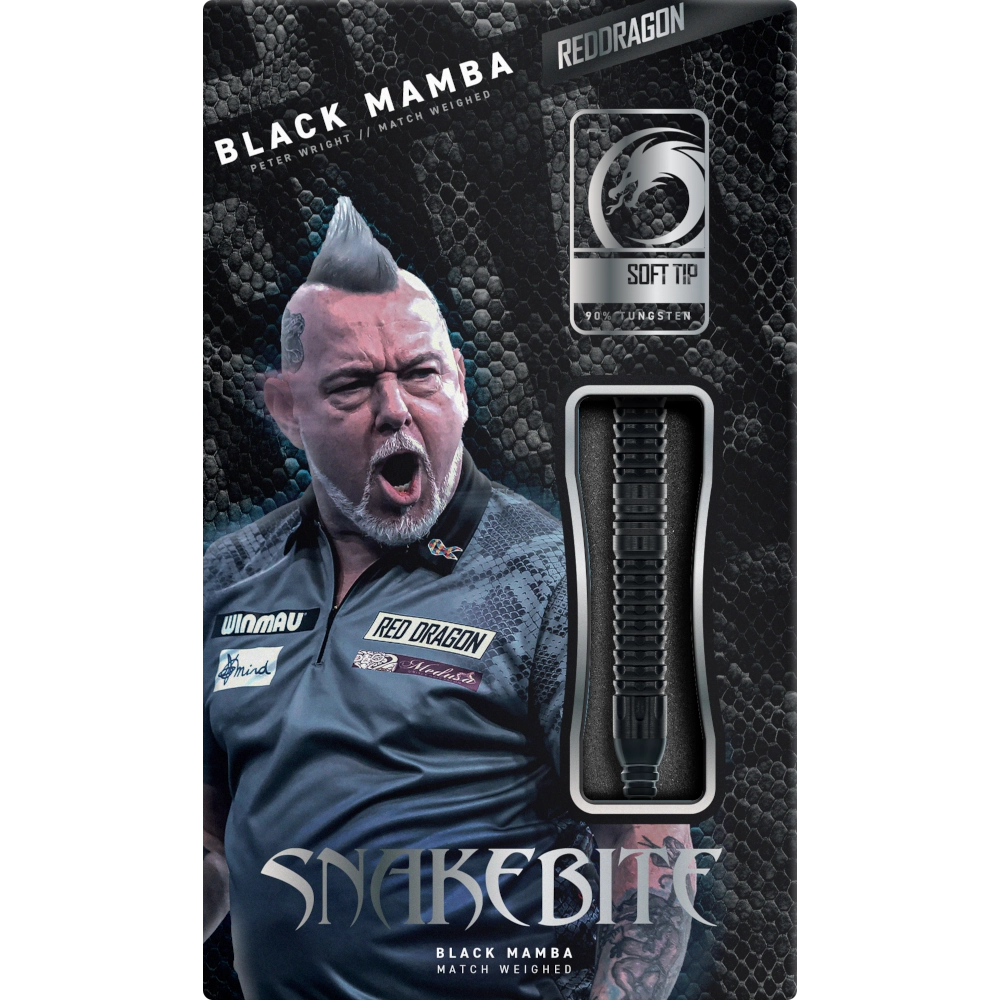 Red Dragon Peter Wright Black Mamba Steeldart 90%-2