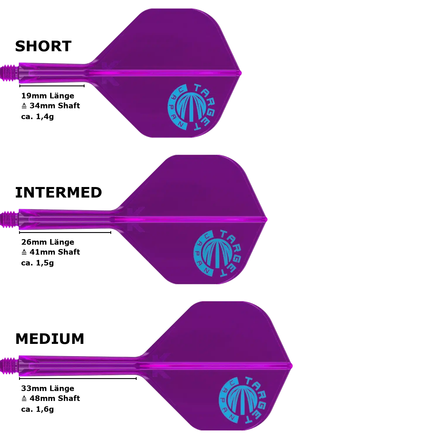 Target Japan K-Flex Purple Limited Standard No.2 Flight Shaft System-3