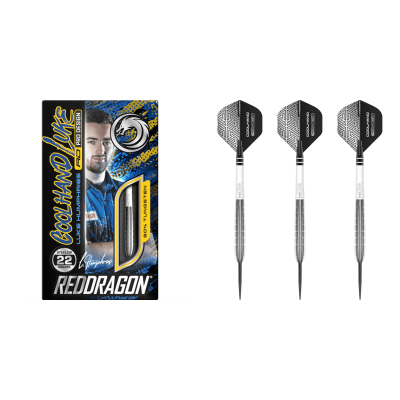 Red Dragon Luke Humphries “Coolhand Luke” TX1 Steeldart 90%-3
