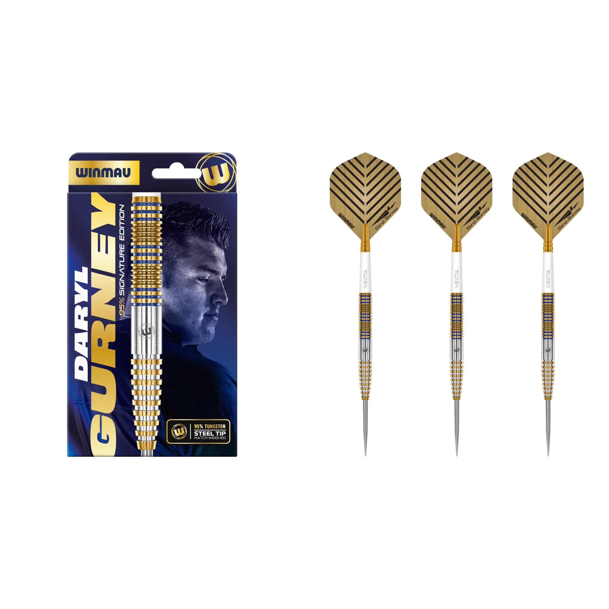 Winmau Daryl Gurney Steeldart 95% Signature Edition-3