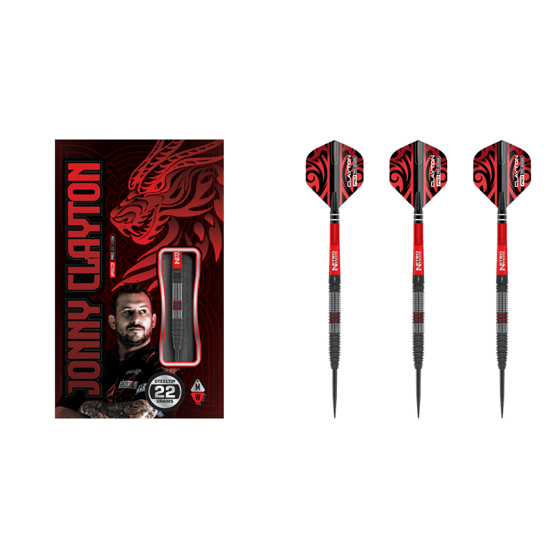 Red Dragon Jonny Clayton Hiraeth Steeldart 90%-3
