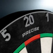 PRECISE180 Endorphine Dartboard Classic White-2