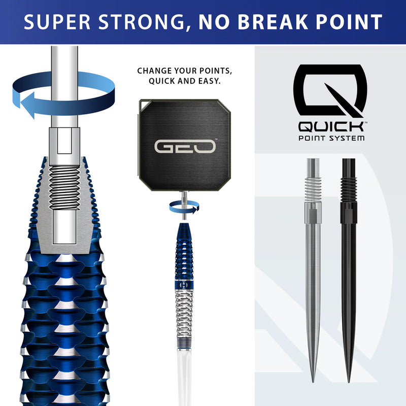 HARROWS GEO TORPEDO QUICK POINT STEELDART 90%-2