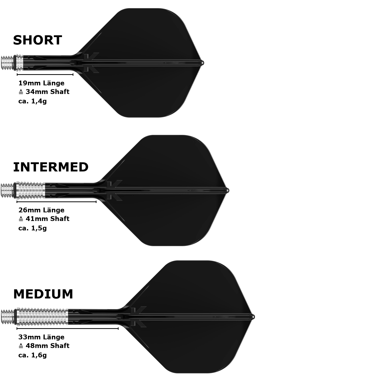 Target K-Shift Standard No.2 Flight Shaft System-7