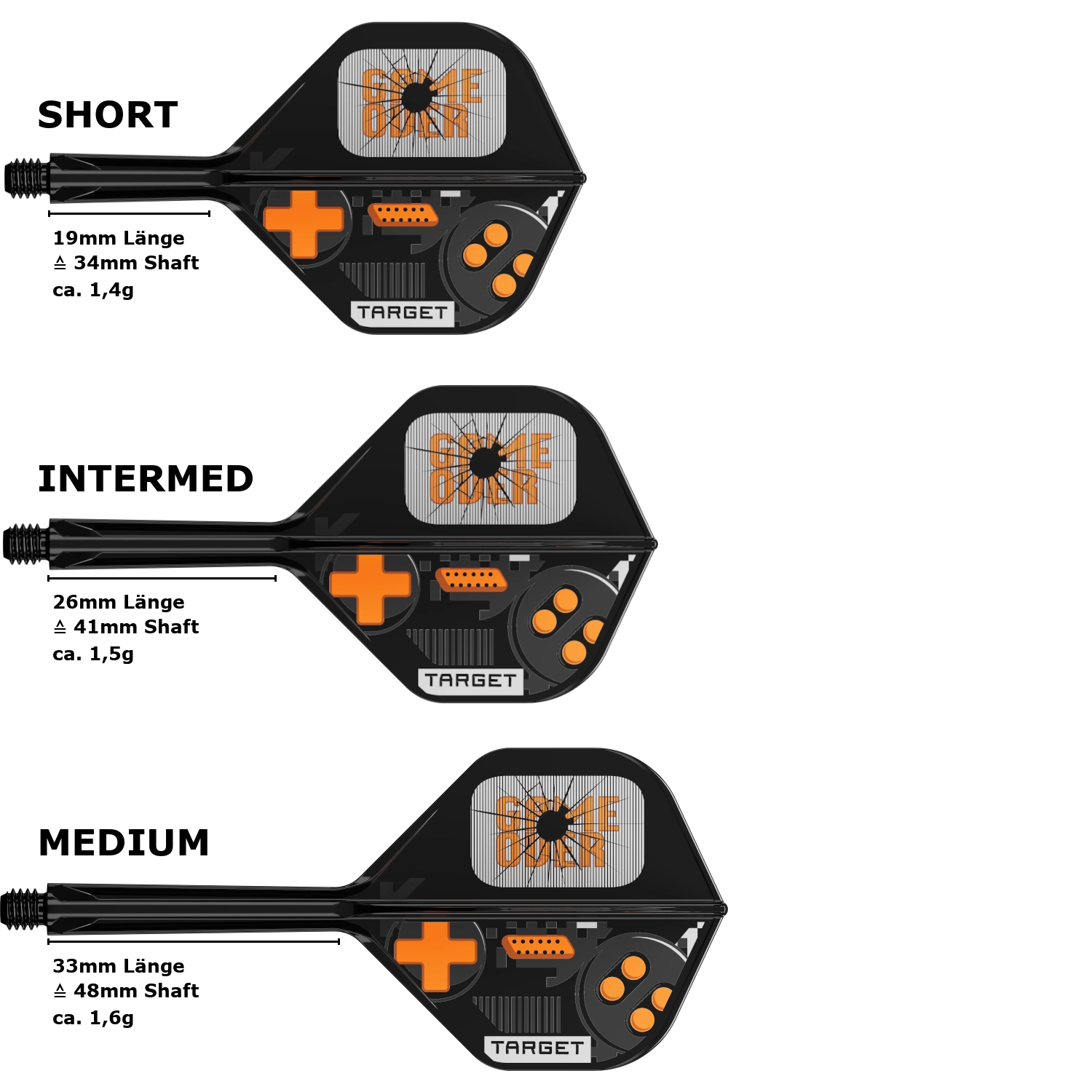 TARGET K-FLEX GAME OVER STANDARD NO.2 FLIGHT SHAFT SYSTEM-3