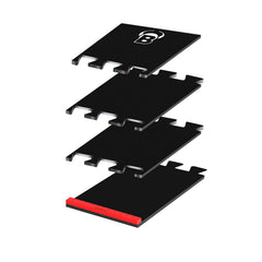 BULL'S Dart Mat, Puzzle Matte, Schaumstoff, inkl. Oche, 2,37 Meter-2