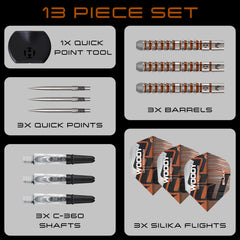 HARROWS LUKE WOODHOUSE SERIES 3 QUICK POINT STEELDART 90%-4