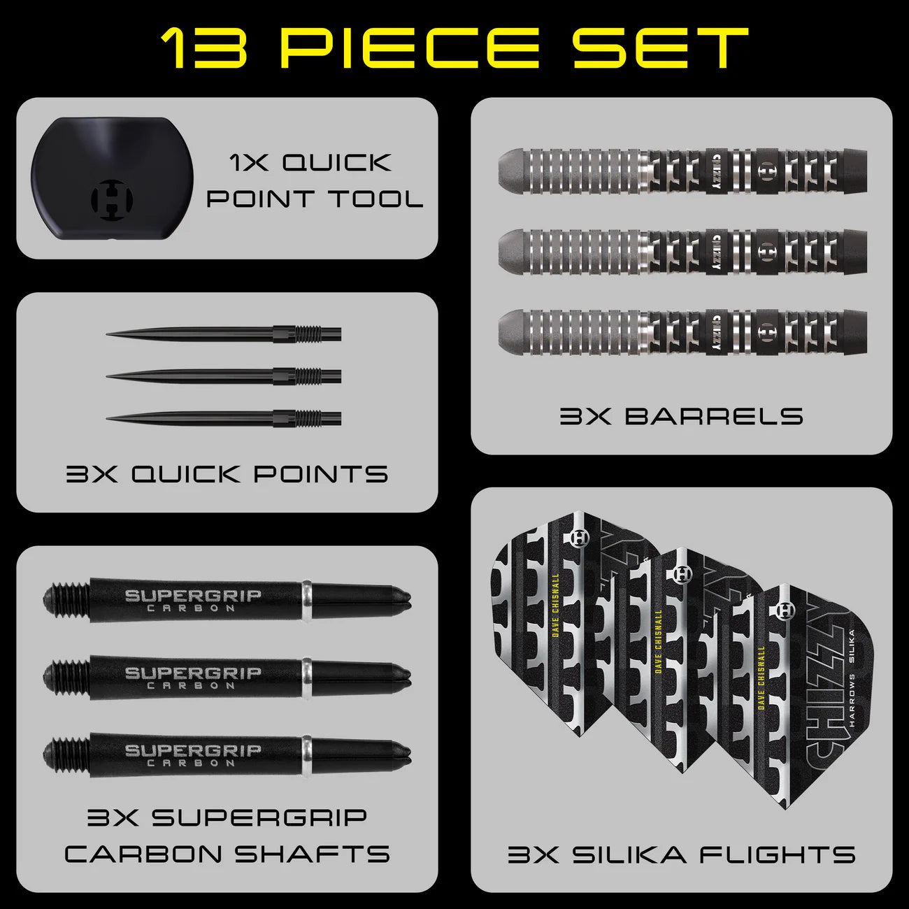 HARROWS DAVE CHISNALL SERIES 4 QUICK POINT STEELDART 90%-4