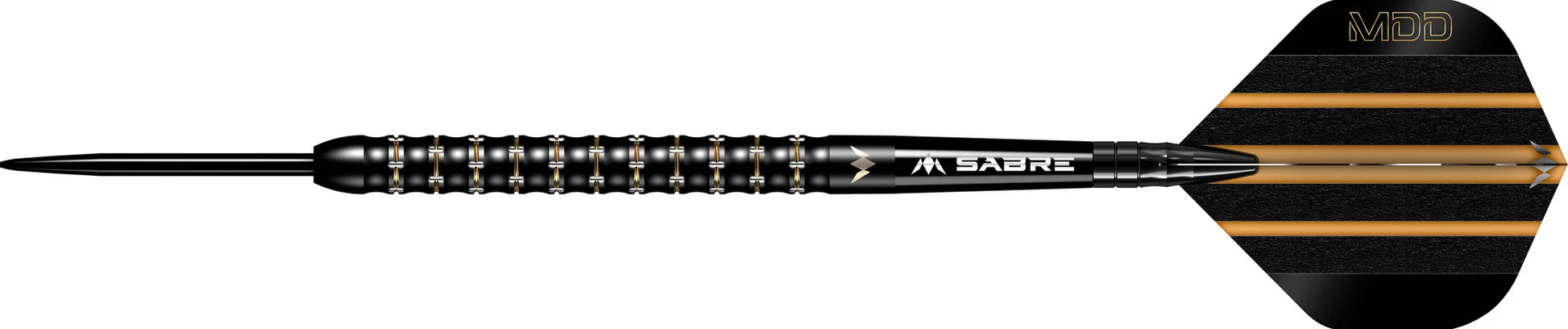 MISSION MIKE DE DECKER DARTS STEEL TIP - 95% TUNGSTEN - BLACK & GOLD PVD-1
