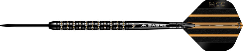 MISSION MIKE DE DECKER DARTS STEEL TIP - 95% TUNGSTEN - BLACK & GOLD PVD-1