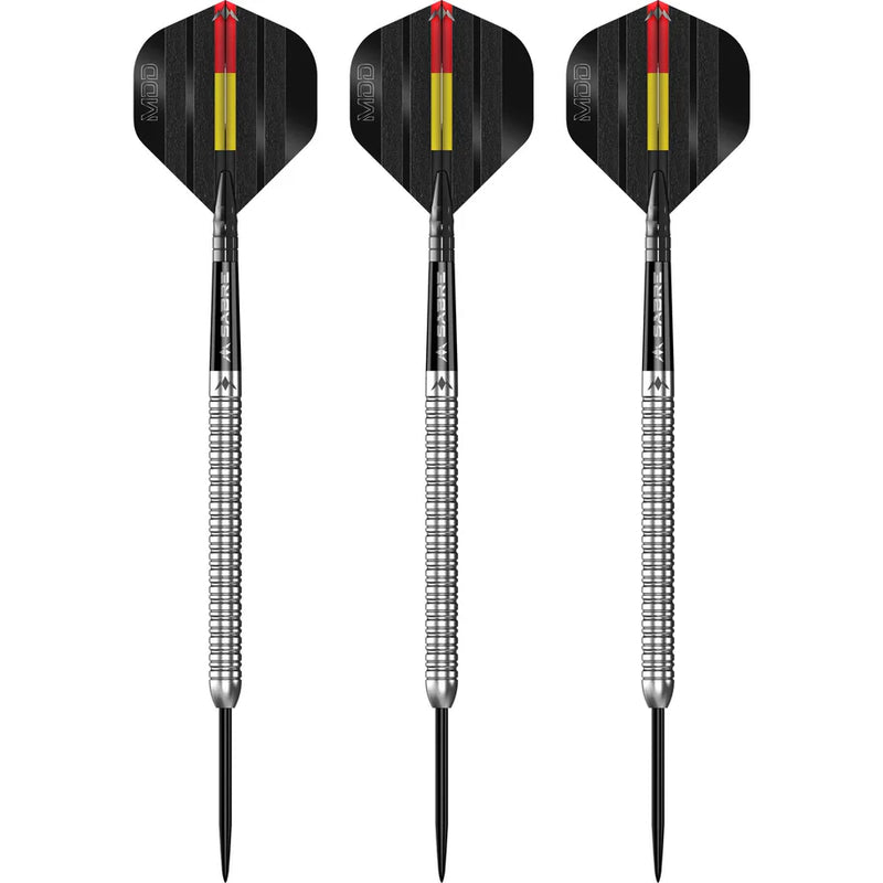 MISSION MIKE DE DECKER DARTS STEEL TIP - 95% TUNGSTEN - SILVER-3