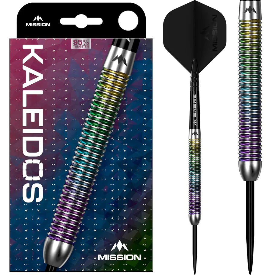 MISSION KALEIDOS DARTS STEEL TIP - 95% TUNGSTEN