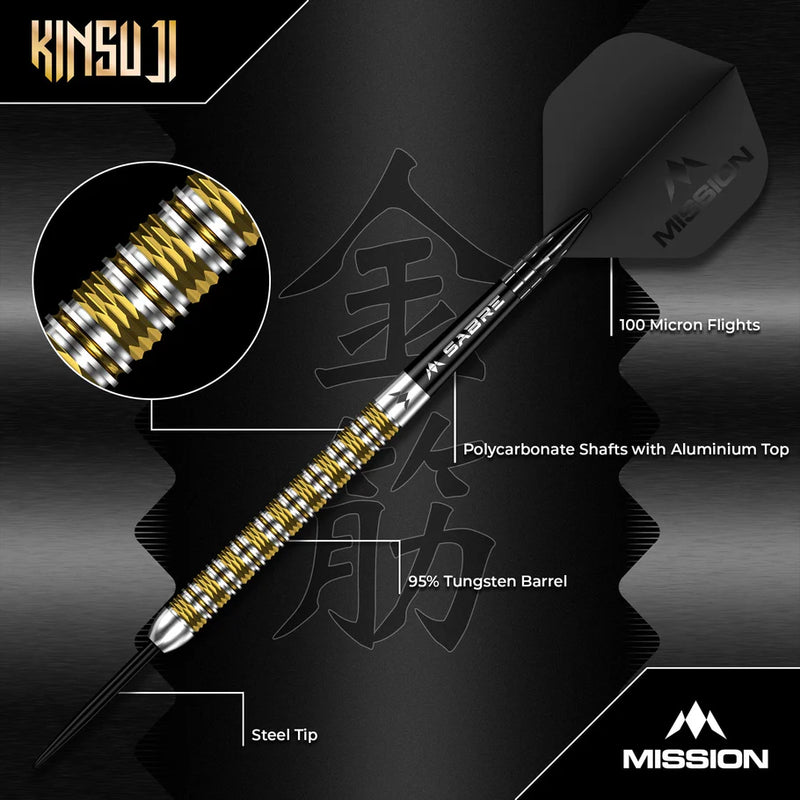 MISSION KINSUJI DARTS STEEL TIP - 95% TUNGSTEN-2