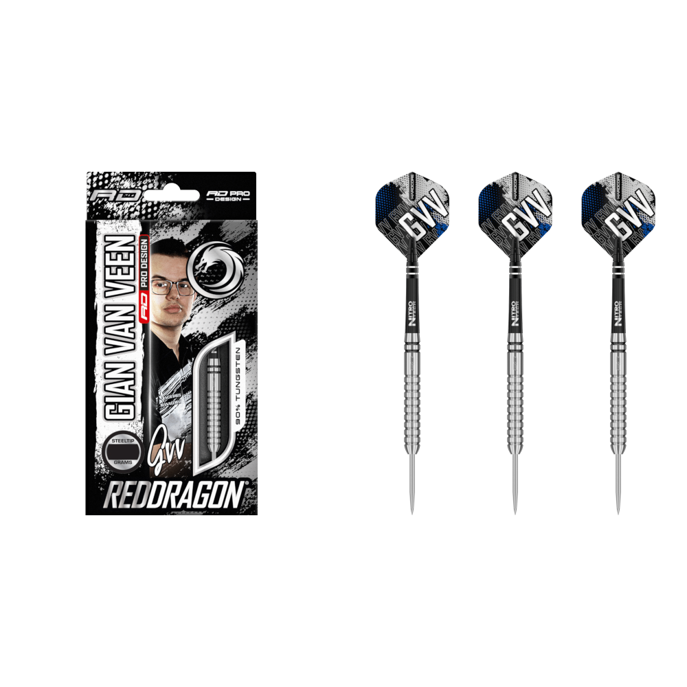 RED DRAGON GIAN VAN VEEN DIAMOND STEELDART 90%-3