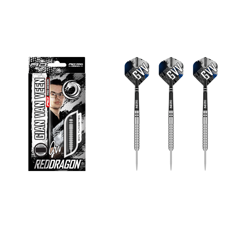 RED DRAGON GIAN VAN VEEN DIAMOND STEELDART 90%-3