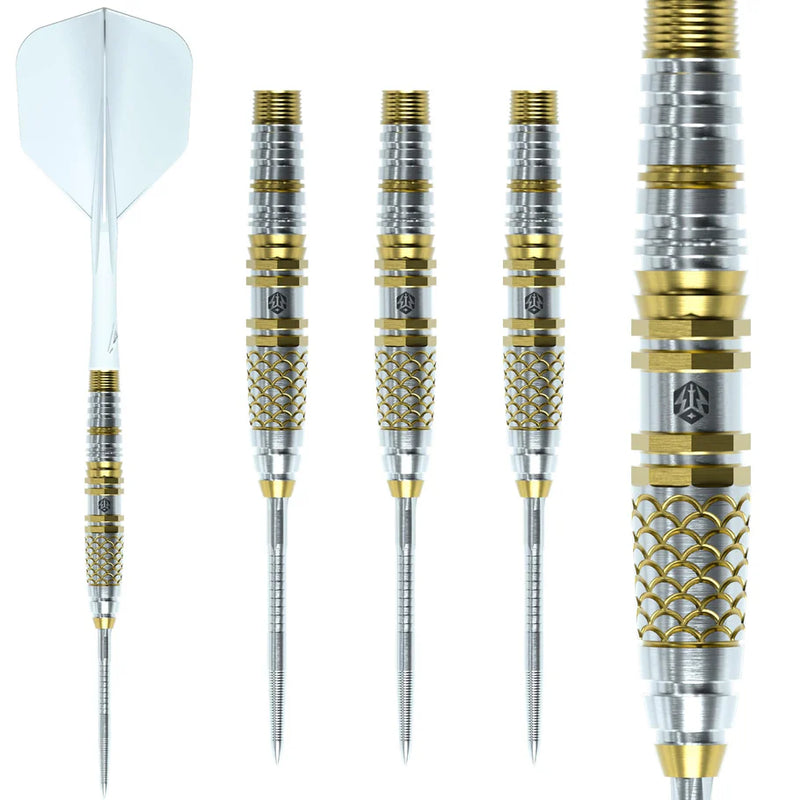 CALIBURN PLAYERS DARTS - 90% TUNGSTEN - GOLD SPEAR - 23g-3