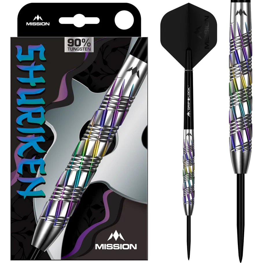 MISSION SHURIKEN DARTS STEEL TIP - 90% TUNGSTEN-1