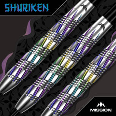 MISSION SHURIKEN DARTS STEEL TIP - 90% TUNGSTEN-3