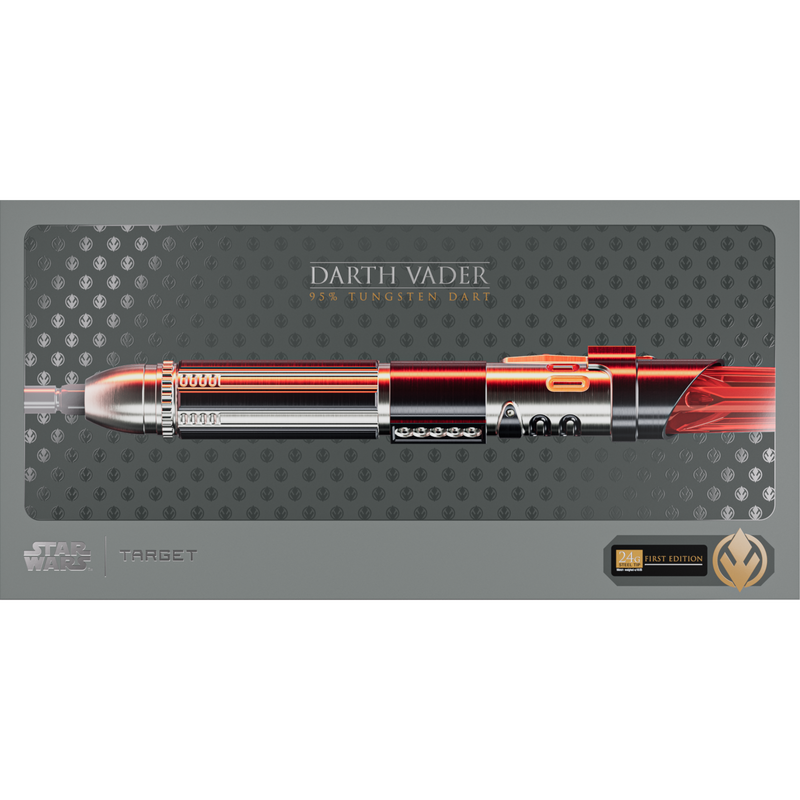 TARGET STAR WARS DARTH VADER LIMITED EDITION SWISS POINT STEELDART 95%-2