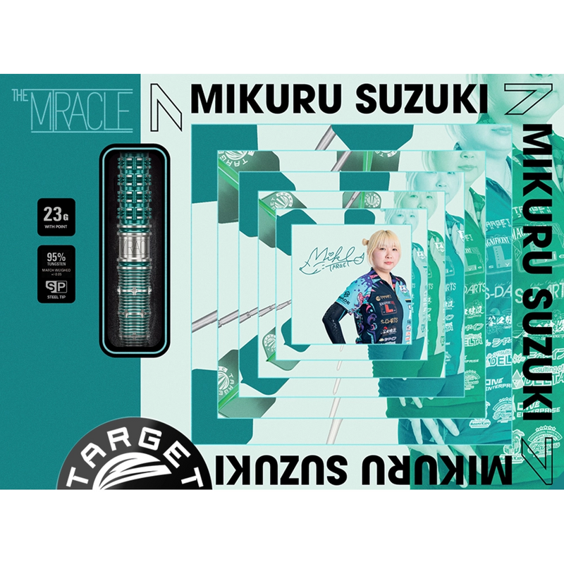 TARGET JAPAN MIKURU SUZUKI THE MIRACLE G7 STEELDART 95%-2