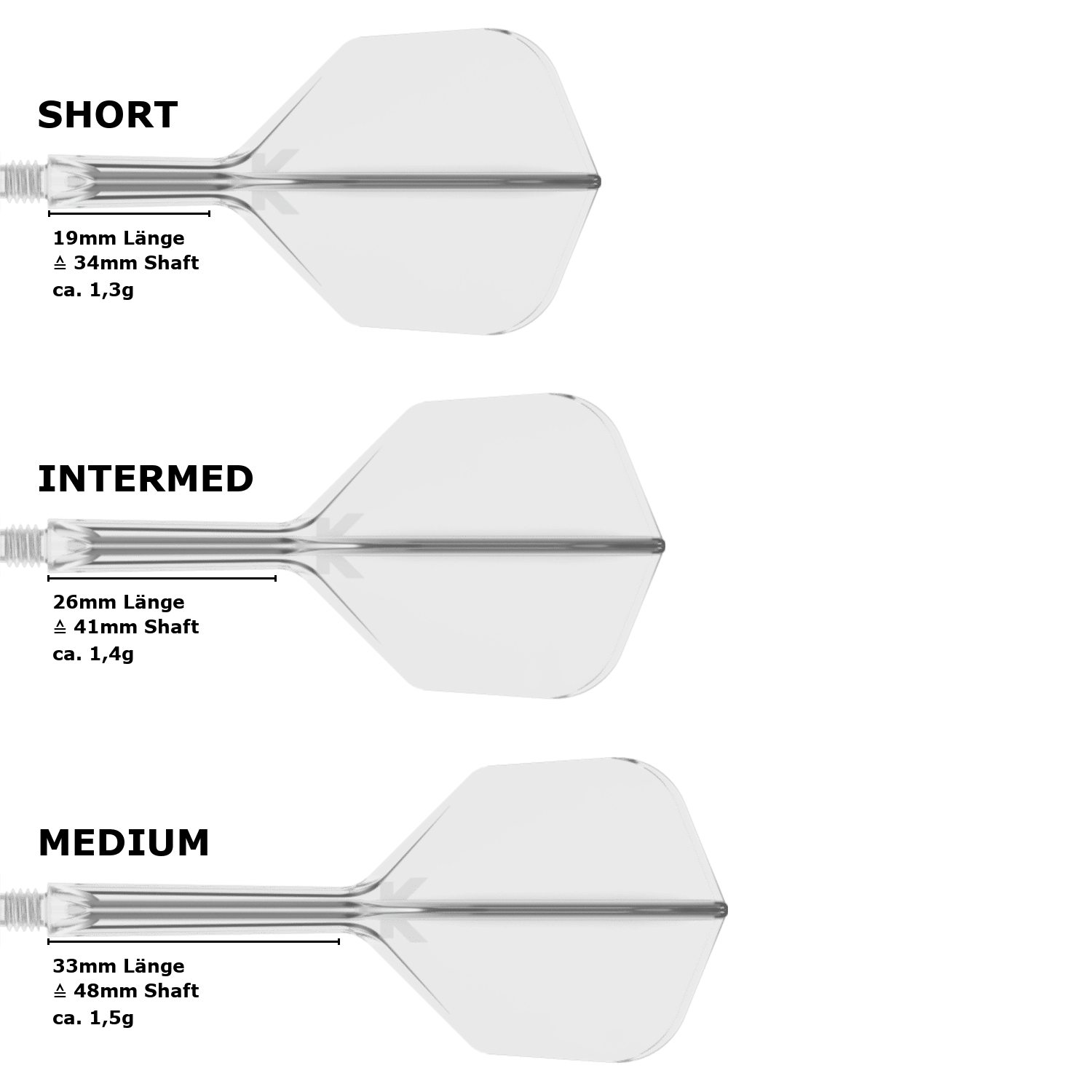 Target K-Flex Neon Small Standard No.6 Flight Shaft System-3