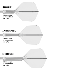 Target K-Flex Neon Small Standard No.6 Flight Shaft System-3