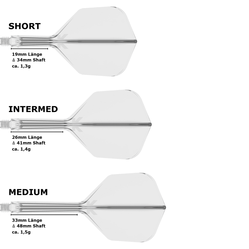 Target K-Flex Neon Small Standard No.6 Flight Shaft System-3