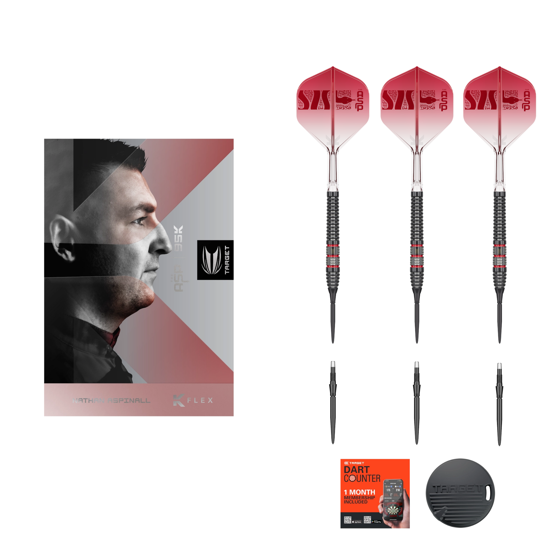 TARGET NATHAN ASPINALL 95K SWISS POINT STEELDART 95%-3
