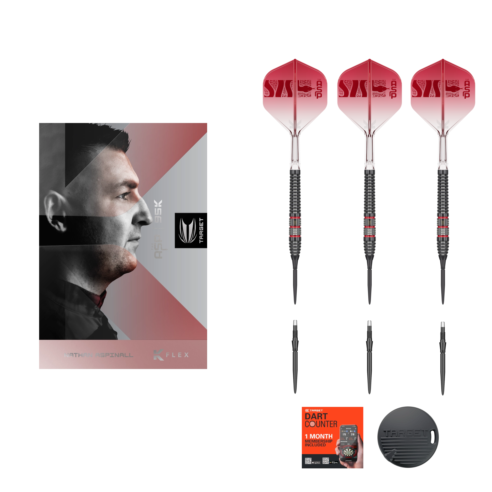 TARGET NATHAN ASPINALL 95K SWISS POINT STEELDART 95%-3