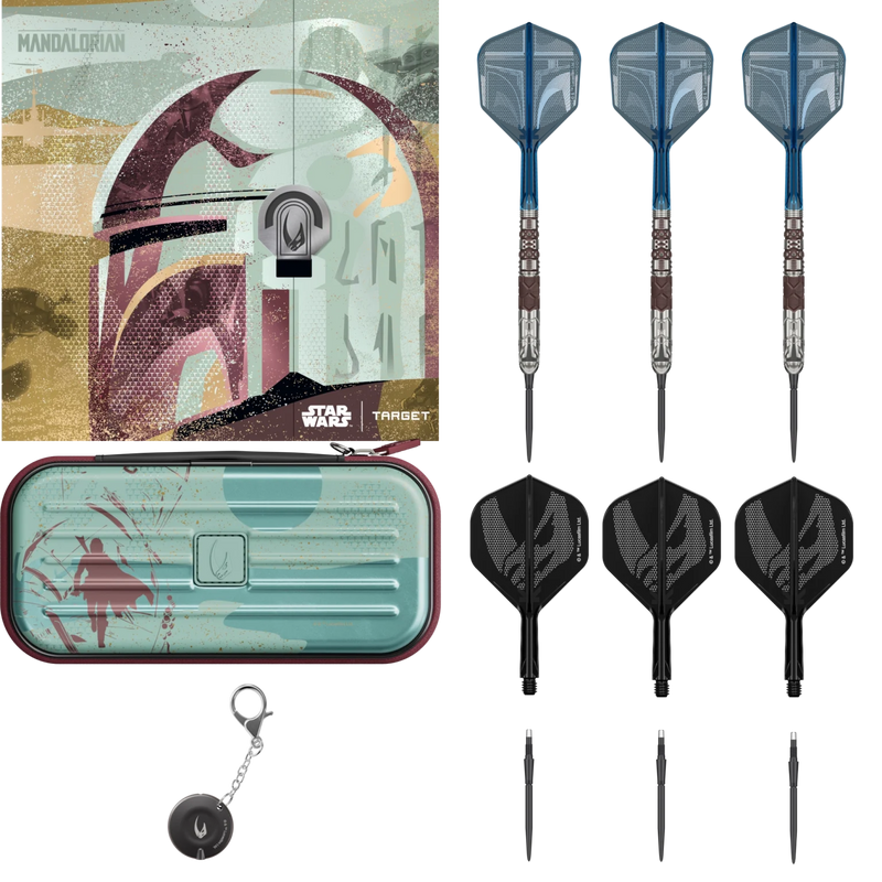 Target Star Wars Mandalorian Swiss Point Steeldart 95%-2