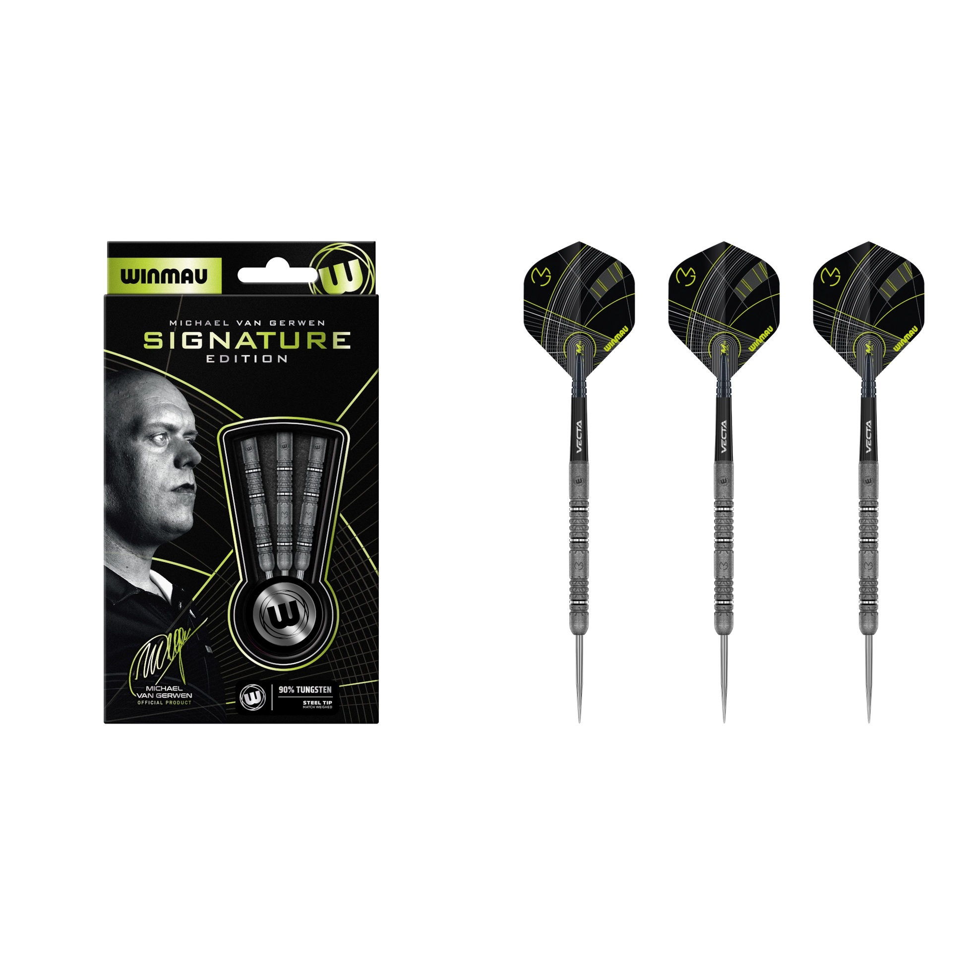 WINMAU MICHAEL VAN GERWEN SIGNATURE EDITION STEELDART 90%-3