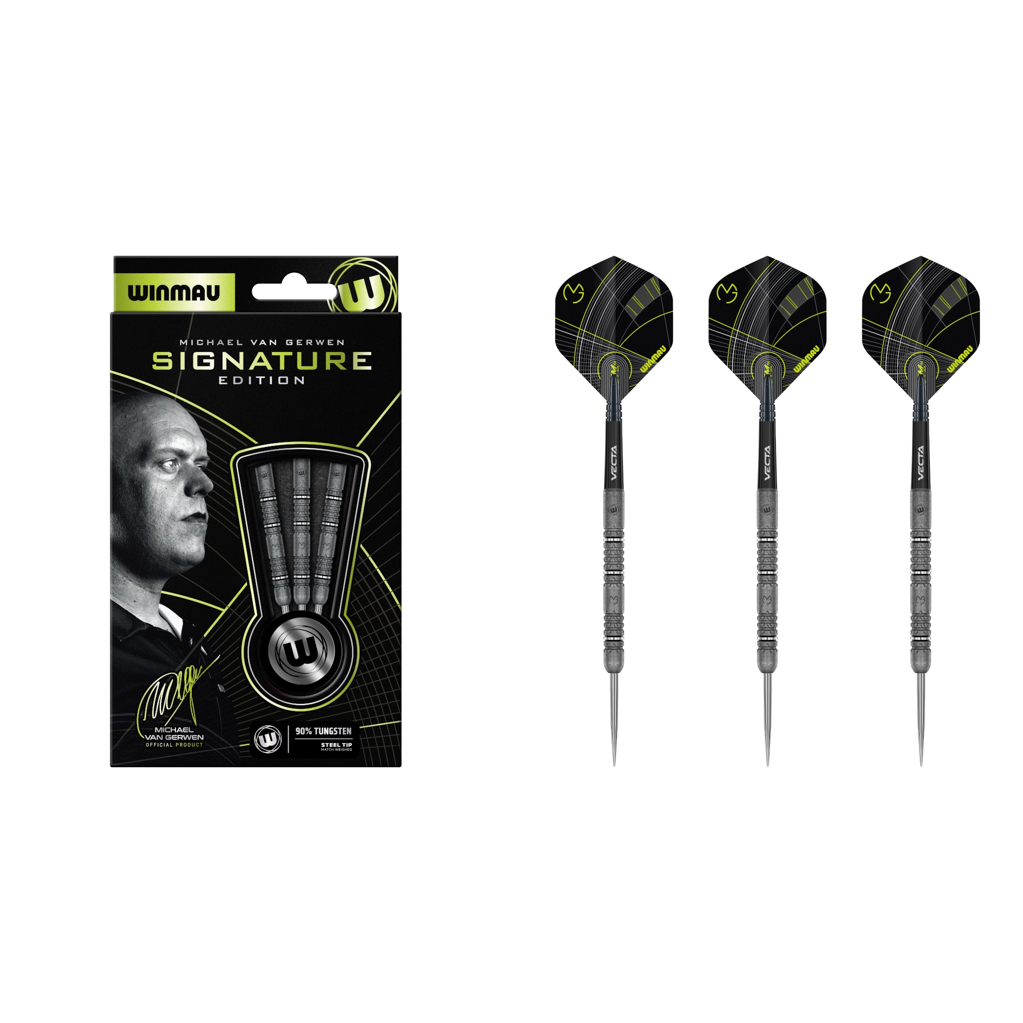 WINMAU MICHAEL VAN GERWEN SIGNATURE EDITION STEELDART 90%-3