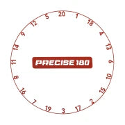 PRECISE180 Zahlenring OnePiece Faded Red