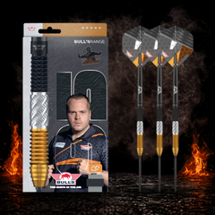 BULL'S NL Dirk van Duijvenbode 95 Convertible Point Steeldart 95 Prozent Tungsten in Profiqualität
