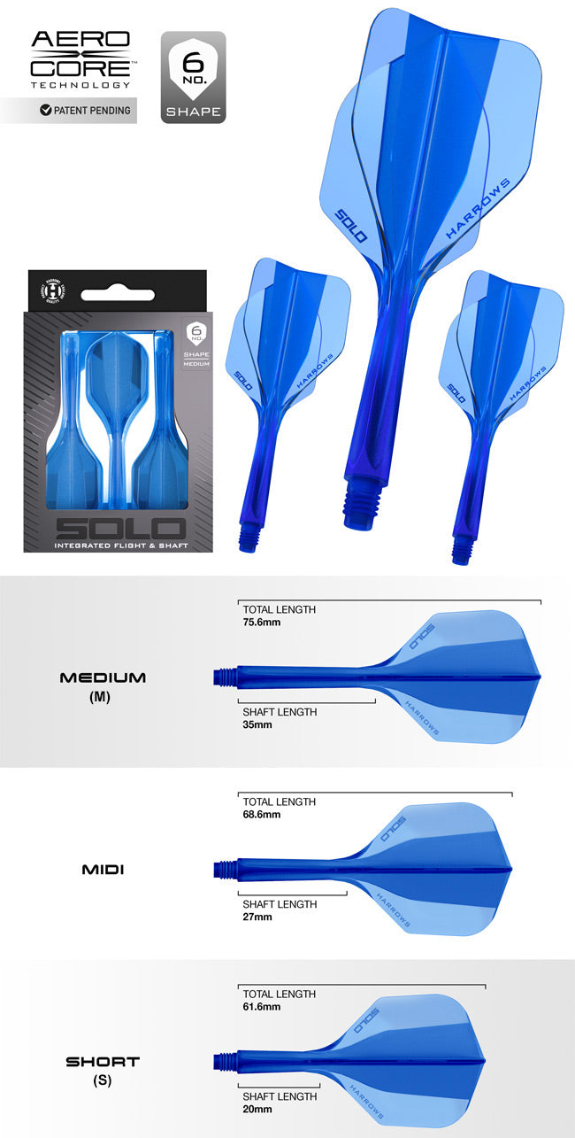 HARROWS SOLO SMALL STANDARD NO.6 FLIGHT SHAFT SYSTEM-4