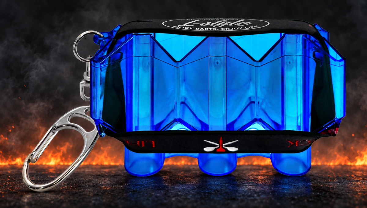 L-Style Krystal One Flight Case in Blau – Produktansicht nach Originalvorlage